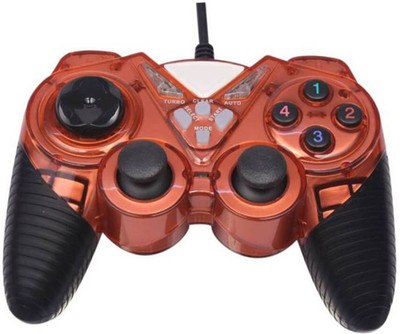 

Shopfloor.XYZ QHM7487-2V Usb gamepad with smooth and soft buttons Gamepad (Red, For PC) Gamepad(Orange, For PC)