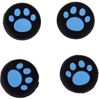 

Everycom Cat's Paws Silicone Thumb Sticks Caps Handle Joystick Grip Cover Compatible With Sony PS4/Xbox 360 Controllers - Pink Gaming Accessory Kit(Sky Blue, For PS4)