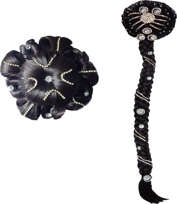 

RZ World ArtificialhairB91 Hair Accessory Set(Black)