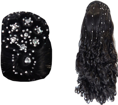 

RZ World ArtificialhairB68 Hair Accessory Set(Black)