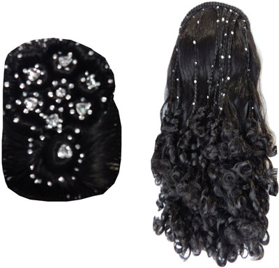 

RZ World ArtificialhairB67 Hair Accessory Set(Black)