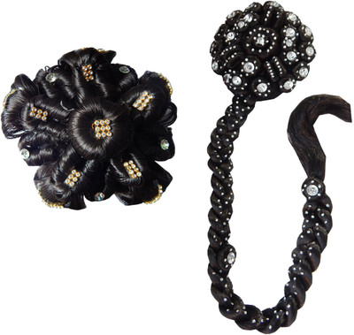 

RZ World ArtificialhairB57 Hair Accessory Set(Black)