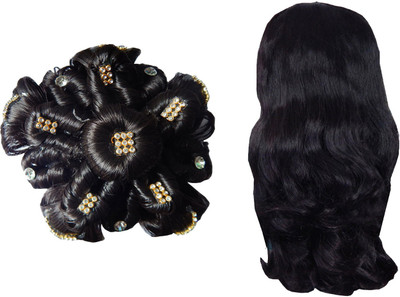 

RZ World ArtificialhairB63 Hair Accessory Set(Black)