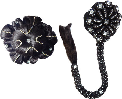 

RZ World ArtificialhairB95 Hair Accessory Set(Black)