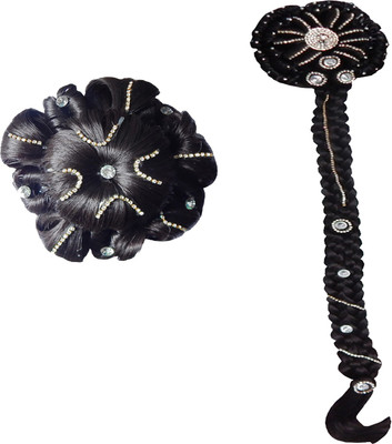 

RZ World ArtificialhairB96 Hair Accessory Set(Black)