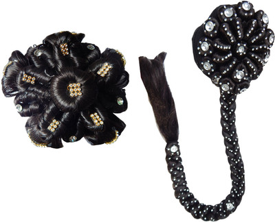 

RZ World ArtificialhairB55 Hair Accessory Set(Black)
