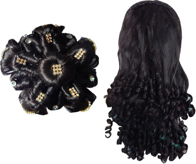

RZ World ArtificialhairB50 Hair Accessory Set(Black)