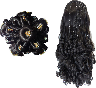

RZ World ArtificialhairB46 Hair Accessory Set(Black)