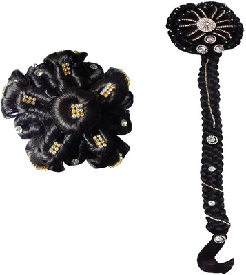 

RZ World ArtificialhairB56 Hair Accessory Set(Black)