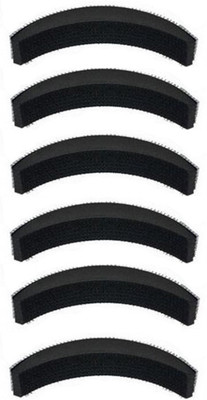 

Out Of Box Combo Of 6 Pieces Banana High Hair Volumizer Bumpits Hair Accessory Set(Black)