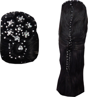 

RZ World ArtificialhairB78 Hair Accessory Set(Black)