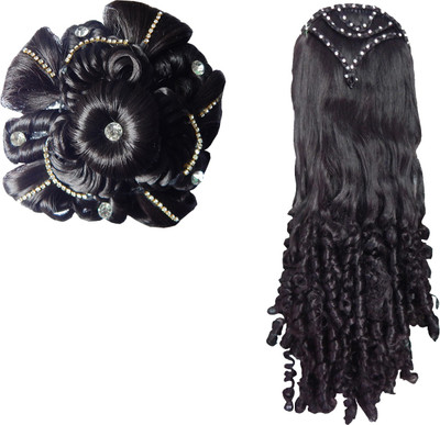 

RZ World ArtificialhairB36 Hair Accessory Set(Black)