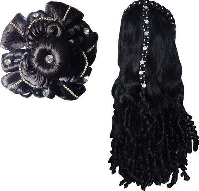 

RZ World ArtificialhairB23 Hair Accessory Set(Black)