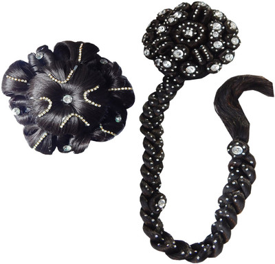

RZ World ArtificialhairB97 Hair Accessory Set(Black)