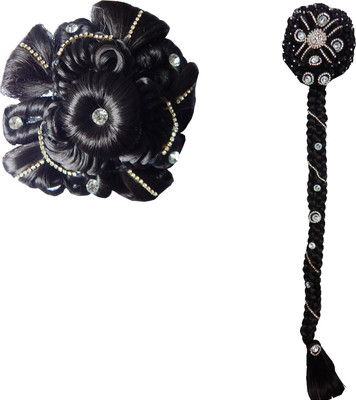 

RZ World ArtificialhairB27 Hair Accessory Set(Black)