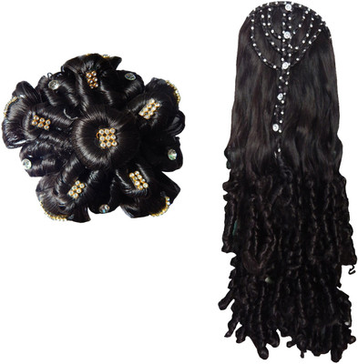 

RZ World ArtificialhairB43 Hair Accessory Set(Black)