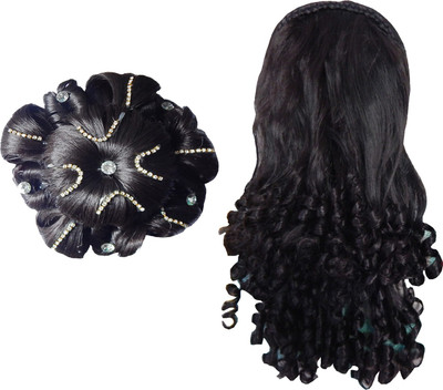 

RZ World ArtificialhairB89 Hair Accessory Set(Black)