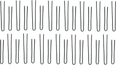 

Out Of Box Combo Of 15 Pieces Big Juda Pin,15 Pieces Small Juda Pin Back pins Hair Accessory Set(Black)