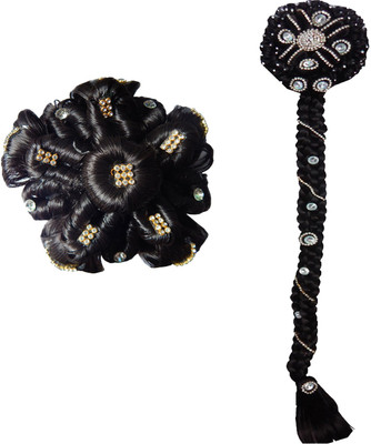 

RZ World ArtificialhairB58 Hair Accessory Set(Black)
