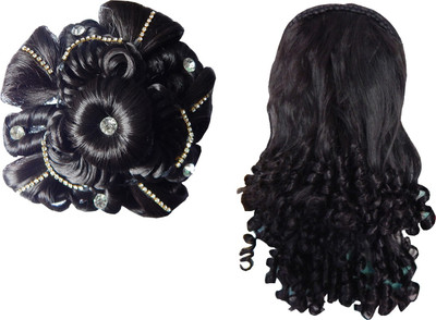

RZ World ArtificialhairB21 Hair Accessory Set(Black)