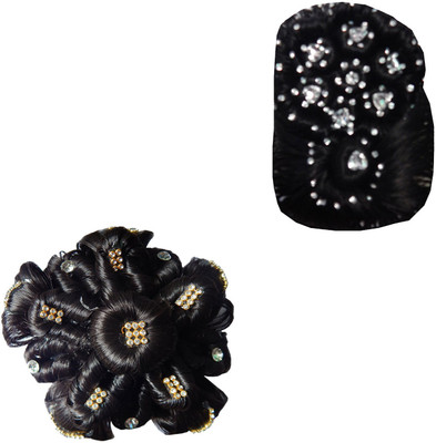 RZ World ArtificialhairB54 Hair Accessory Set(Black)