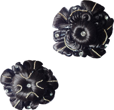 

RZ World ArtificialhairB92 Hair Accessory Set(Black)