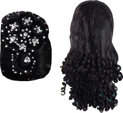 RZ World ArtificialhairB71 Hair Accessory Set(Black)