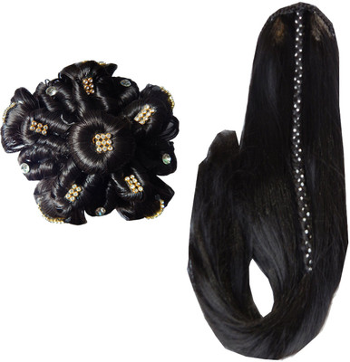 

RZ World ArtificialhairB62 Hair Accessory Set(Black)