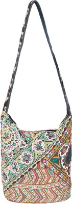 

jaipurtextilehub Shoulder Bag(Green)