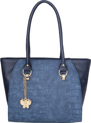 

Butterflies Hand-held Bag(Blue, Black), Black;blue