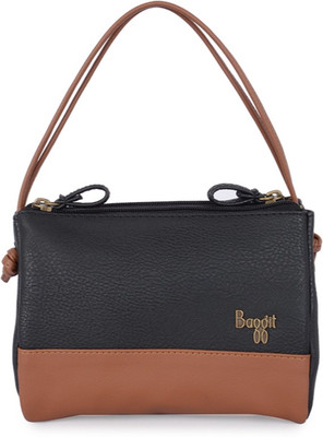 

Baggit Hand-held Bag(Black, Brown)