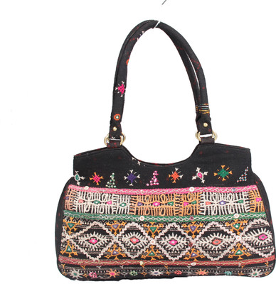

jaipurtextilehub Shoulder Bag(Black)