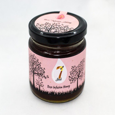 

7 seeds Rose Infused Honey - 225 grm(360 g)
