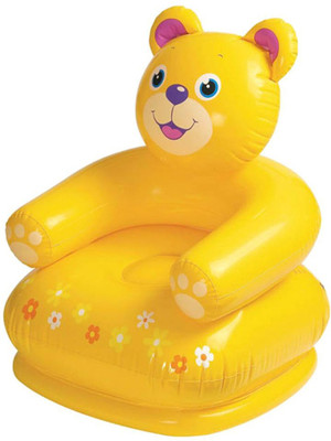 

indmart Yellow Teddy Animal Chair Inflatable Inflatable Sofa/ Chair(yellow)