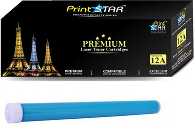 

PrintStar 12A / Q2612 Toner Cartridge For Hp HP LaserJet 1010, 1012, 1015, 1018, 1020, 1022, 1022n, 3020, 3030, 3050, 3052, 3055, M1005, M1319f ( DRUM FREE) Single Color Ink Toner(Black)