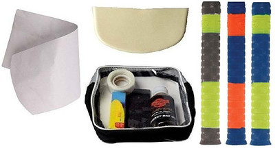 

SG One Bat Care Kit + One Bat Toe Guard+ one cricket bat Face Cover and 3 Cricket Bat Grip - Cricket Kit