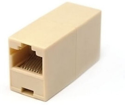 

Techvik RJ45 Female to Female Network Connector Lan Adapter(10 Mbps)