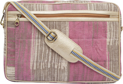 

TARUSA 15 inch Laptop Messenger Bag(Pink), Pink blush