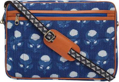 

TARUSA 15 inch Laptop Messenger Bag(Blue), Indigo blue