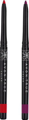 

Avon True color Glimmerstick Lipliner(Red Brick - Deep Plum)