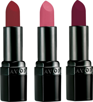 

Avon True Color Perfectly Matte Lipstick(Wild Cherry, Pure Pink,Berry Blast, 8 g)