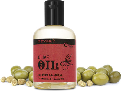 

ST. D'VENCÉ 100% Pure and Natural Olive Coldpressed Extra Virgin Carrier Oil, Olive Oil(100 ml)