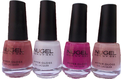 

nugel GEL WHITE LINEN, NUDE, PINK, LIGHT BROWN(Pack of 4)