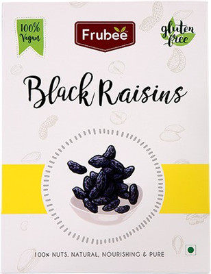 

Frubee 1 Kg Afghan Black Raisins Extra Premium Large Size (250 G X 4 Packs) Raisins(1000 g, Vacuum Pack)