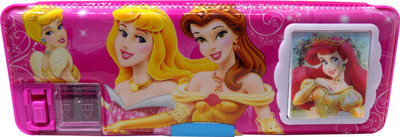 

Fully pencil box cartoon Art Plastic Pencil Box(Set of 1, Pink)