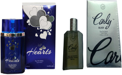 

dsp HEARTS BLUE PERFUME 100 ML +EARLY SILVER PERFUME 100 ML Eau de Parfum - 100 ml(For Men & Women)