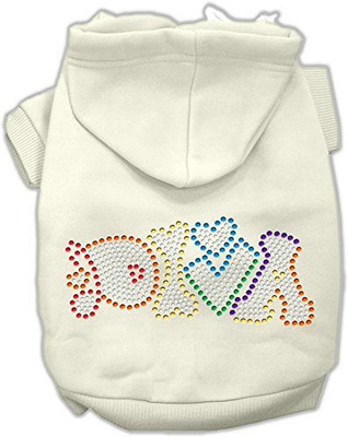 

Mirage Pet Products Hoodie for Dog(Cream, White