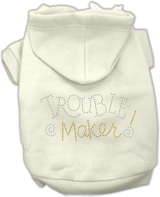 

Mirage Pet Products Hoodie for Dog(Cream, White