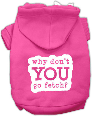 Mirage Pet Products Hoodie for Dog(Bright Pink