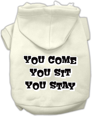 

Mirage Pet Products Hoodie for Dog(Cream, White